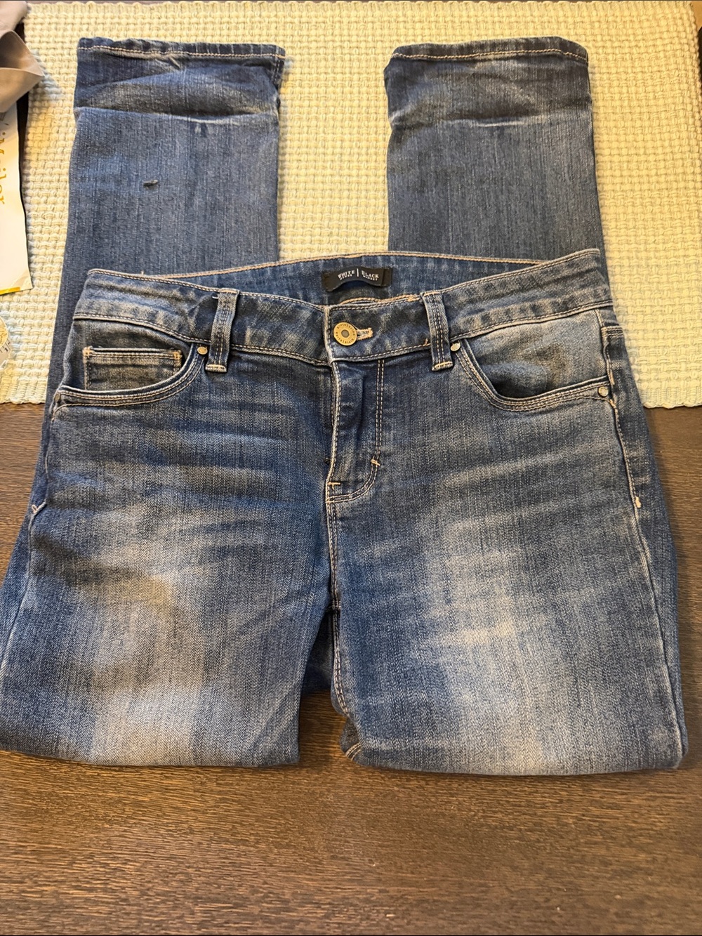 White House Black Market Women's Cropped Ankle Jeans - Blue Denim